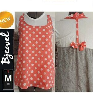 🆕🎁10/$25- NWOT coral and gray racerback tank